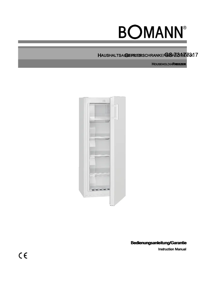 Página 1 del manual Manual de usuario Bomann GS 7317