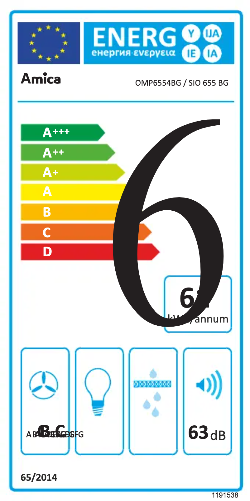 Imagen de la primera página del manual del dispositivo OMP6554BG