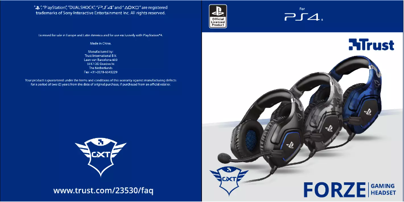 Página 1 del manual Manual de usuario Trust Forze GXT 488