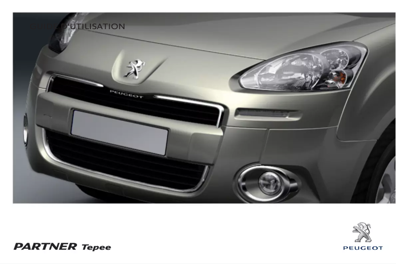 Página nº 1 - Manual de usuario Peugeot Partner Tepee (2012)