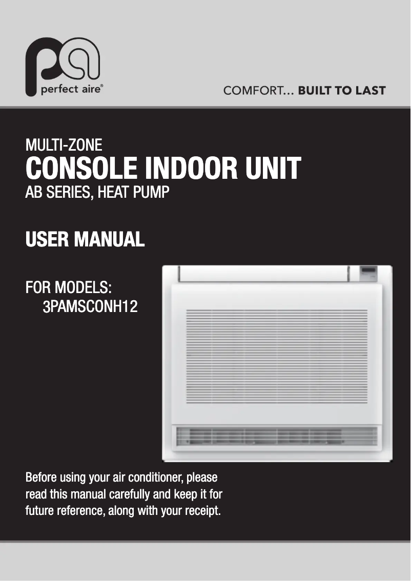 Imagen de la primera página del manual del dispositivo 3PAMSCONH12
