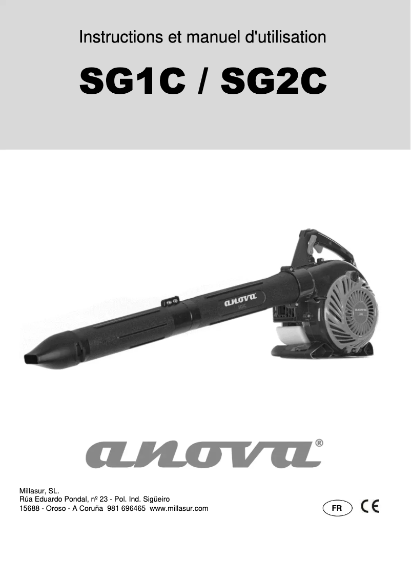 Imagen de la primera página del manual del dispositivo SG2C