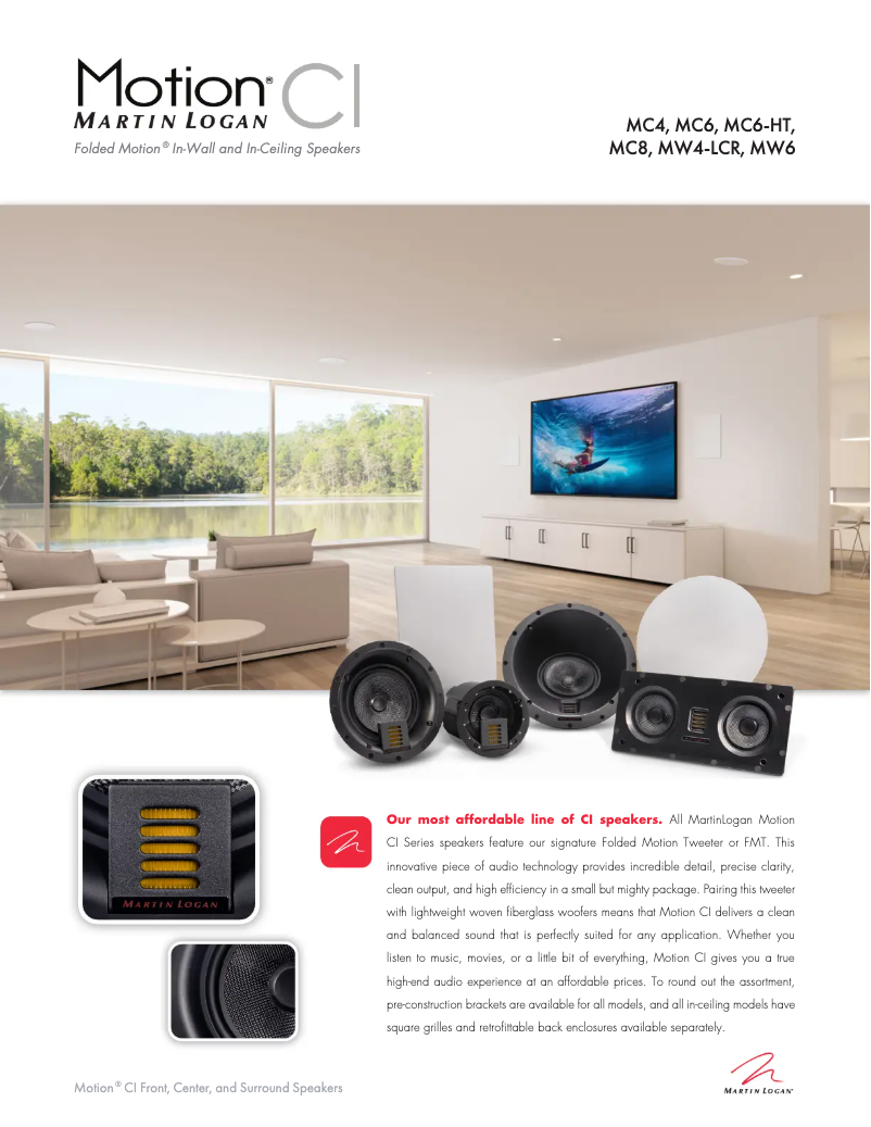 Imagen de la primera página del manual del dispositivo Motion MC8