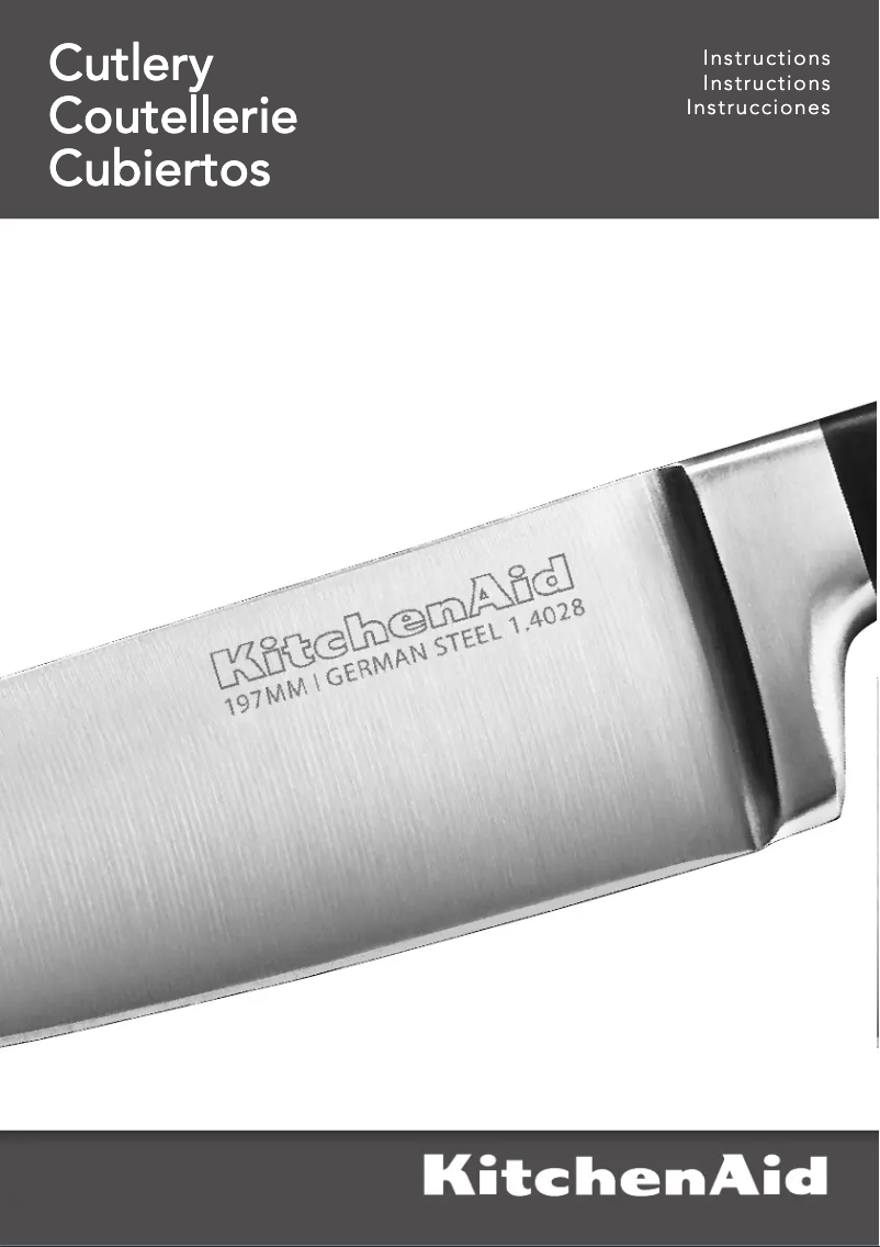 Página nº 1 - Manual de usuario KitchenAid KKFTR14SL