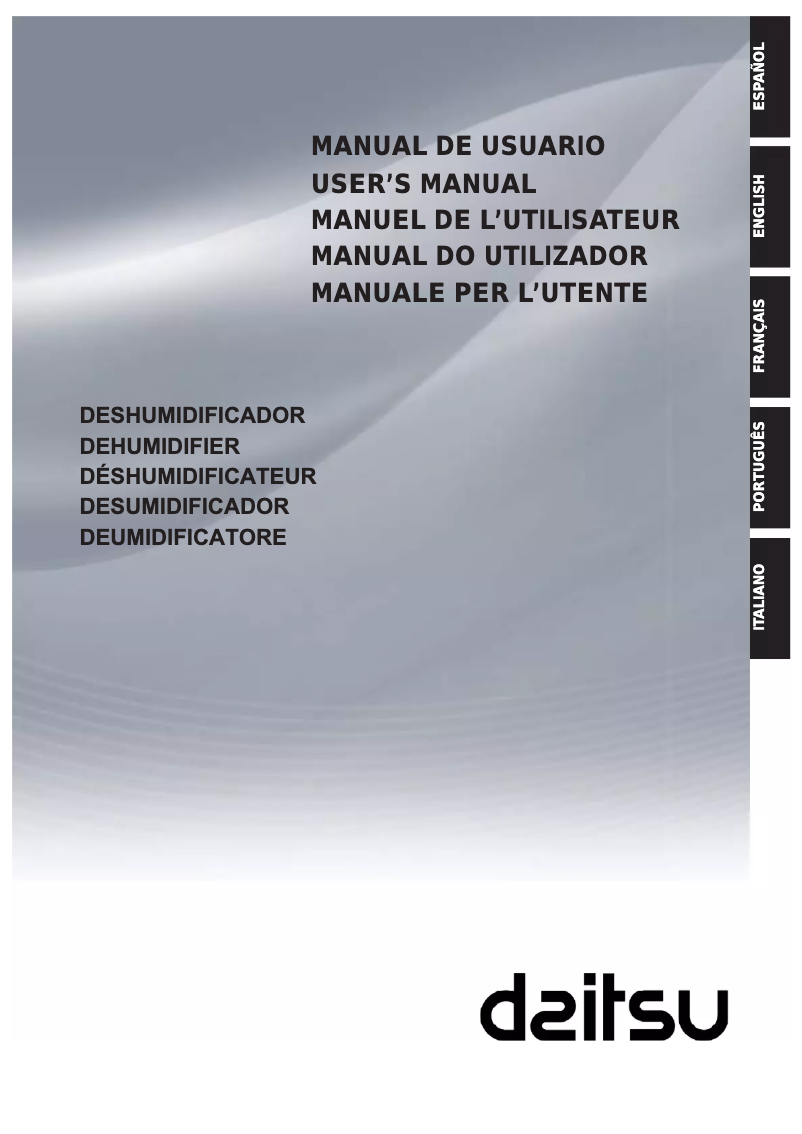 Página 1 del manual Manual de usuario Daitsu ADDH-10