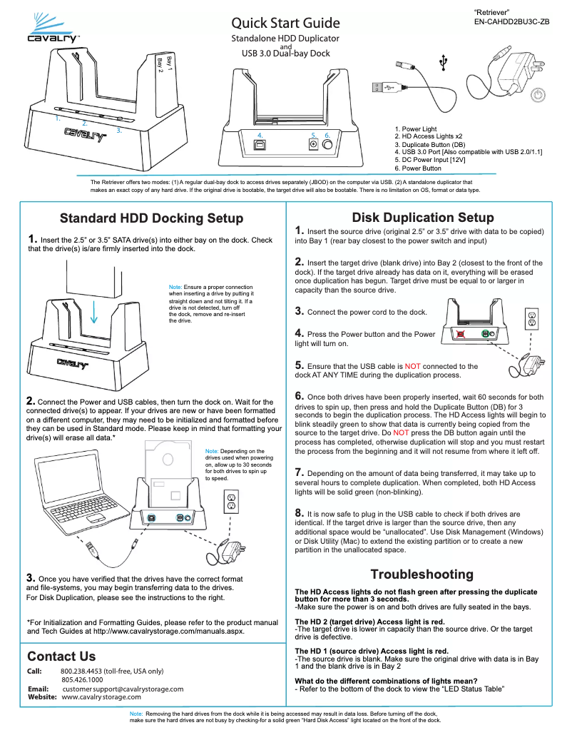 Imagen de la primera página del manual del dispositivo EN-CAHDD2BU3C-ZB