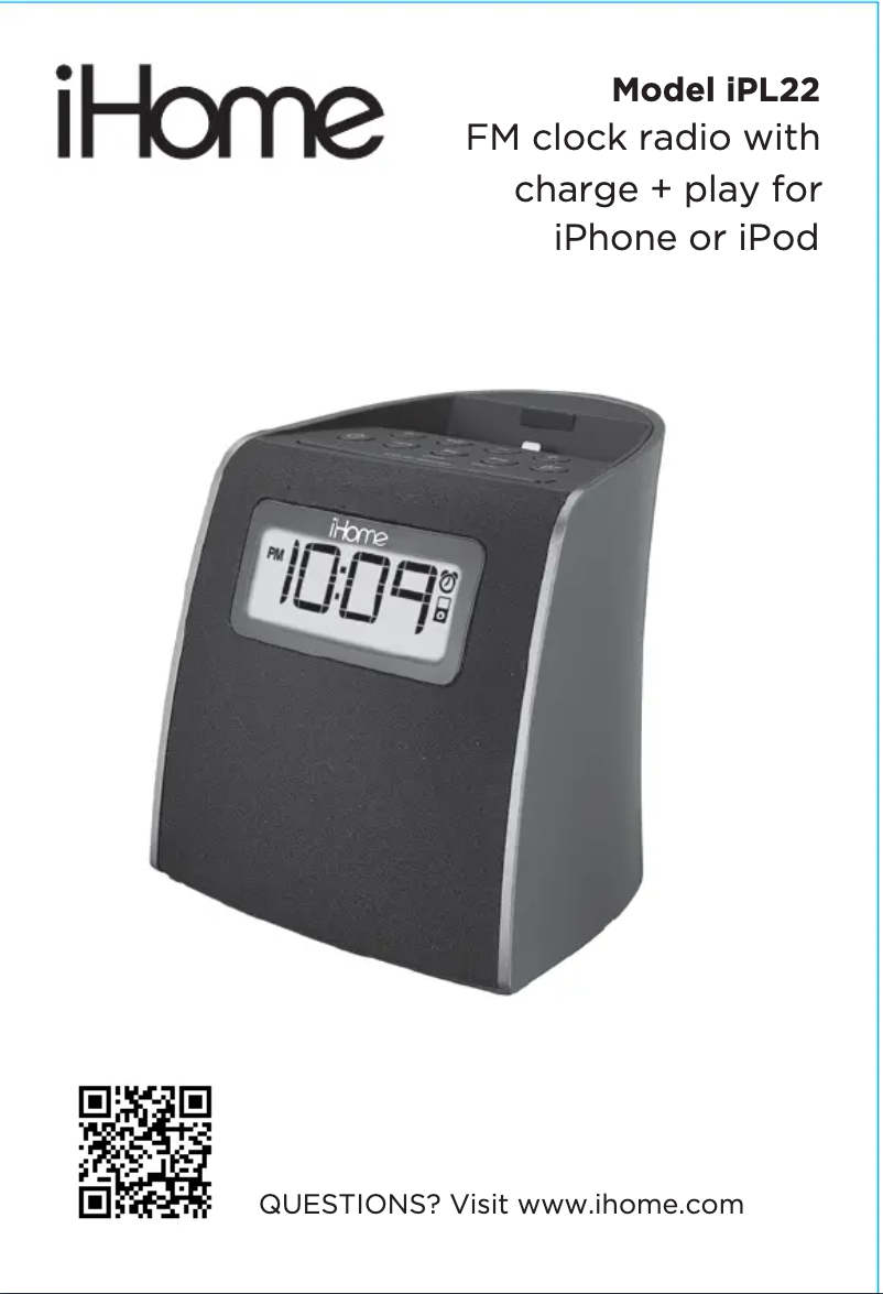 Imagen de la primera página del manual del dispositivo iPL22