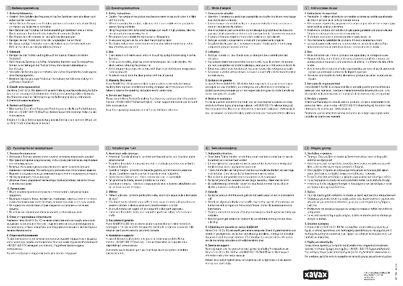 Página 1 del manual Manual de usuario Xavax Travel