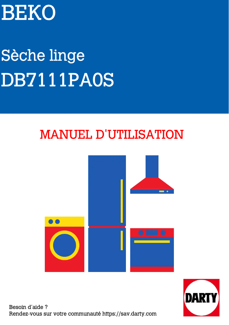 Imagen de la primera página del manual del dispositivo DB7111PA0S
