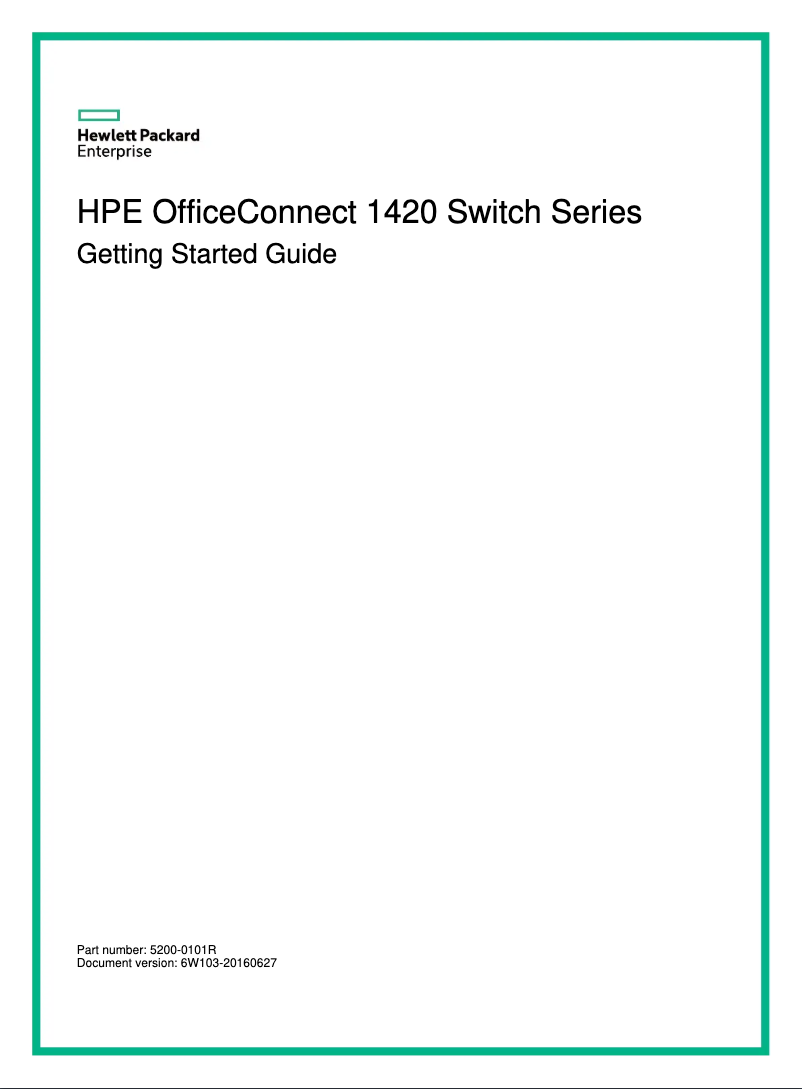 Imagen de la primera página del manual del dispositivo 1420-24G