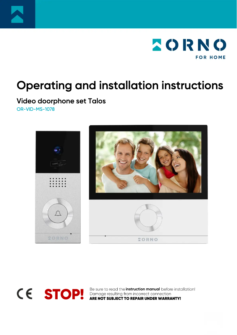 Página 1 del manual Manual de usuario Vibell OR-VID-MS-1078