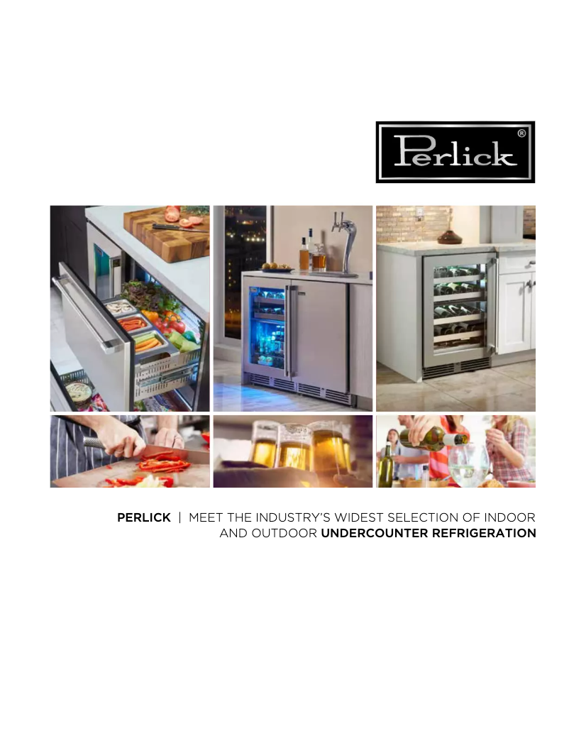 Página 1 del manual Manual de instrucciones Perlick Signature Series HP24RS-36