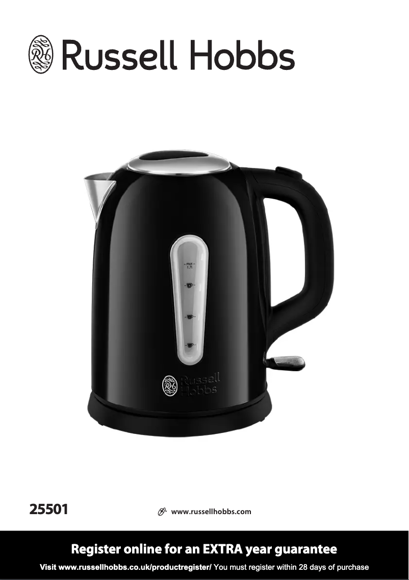 Imagen de la primera página del manual del dispositivo Cavendish 25501