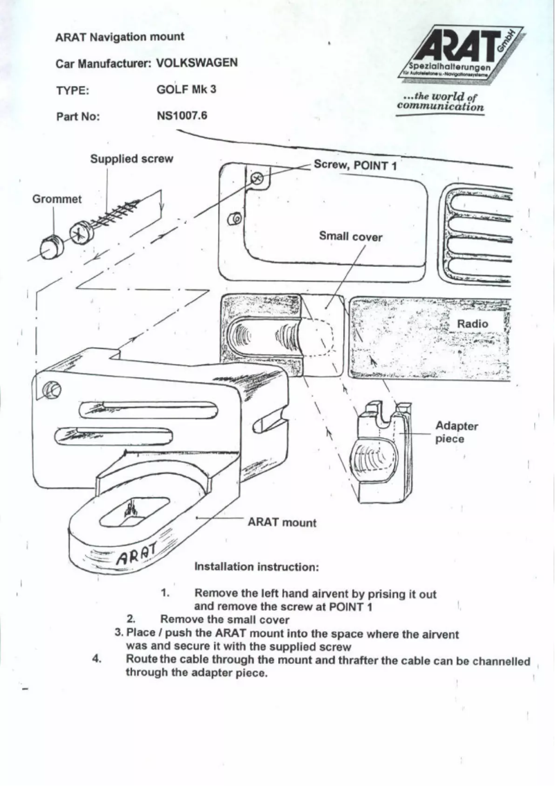 Imagen de la primera página del manual del dispositivo NS1007.6