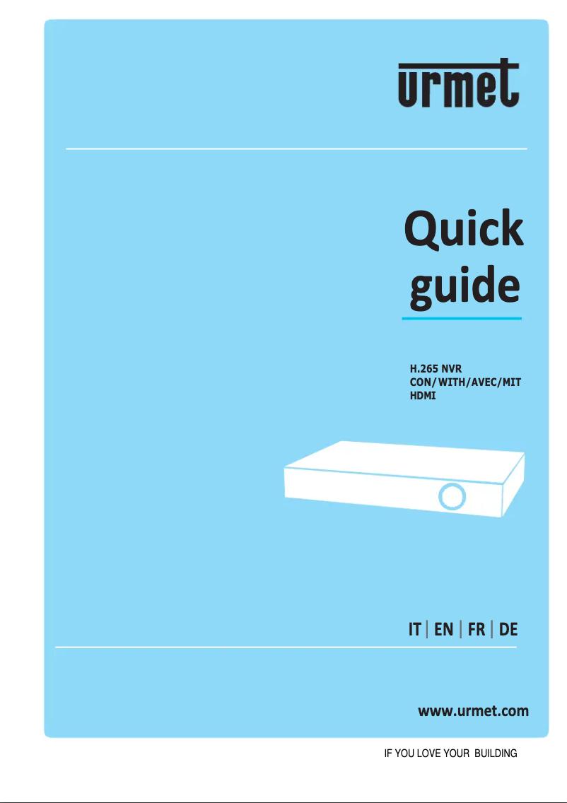 Página nº 1 - Manual de usuario Grothe NVR 1098/326P