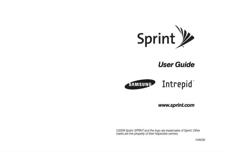 Imagen de la primera página del manual del dispositivo Intrepid