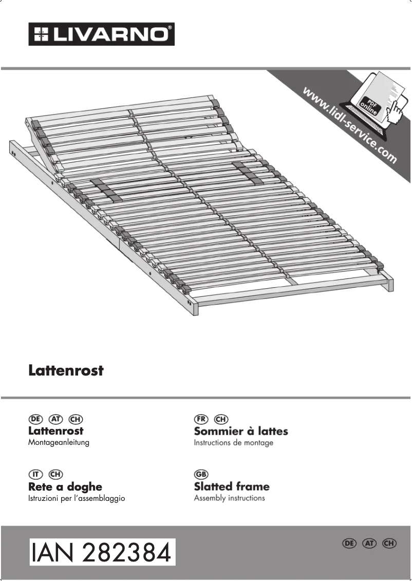 Página 1 del manual Manual de usuario Livarno Lux IAN 282384