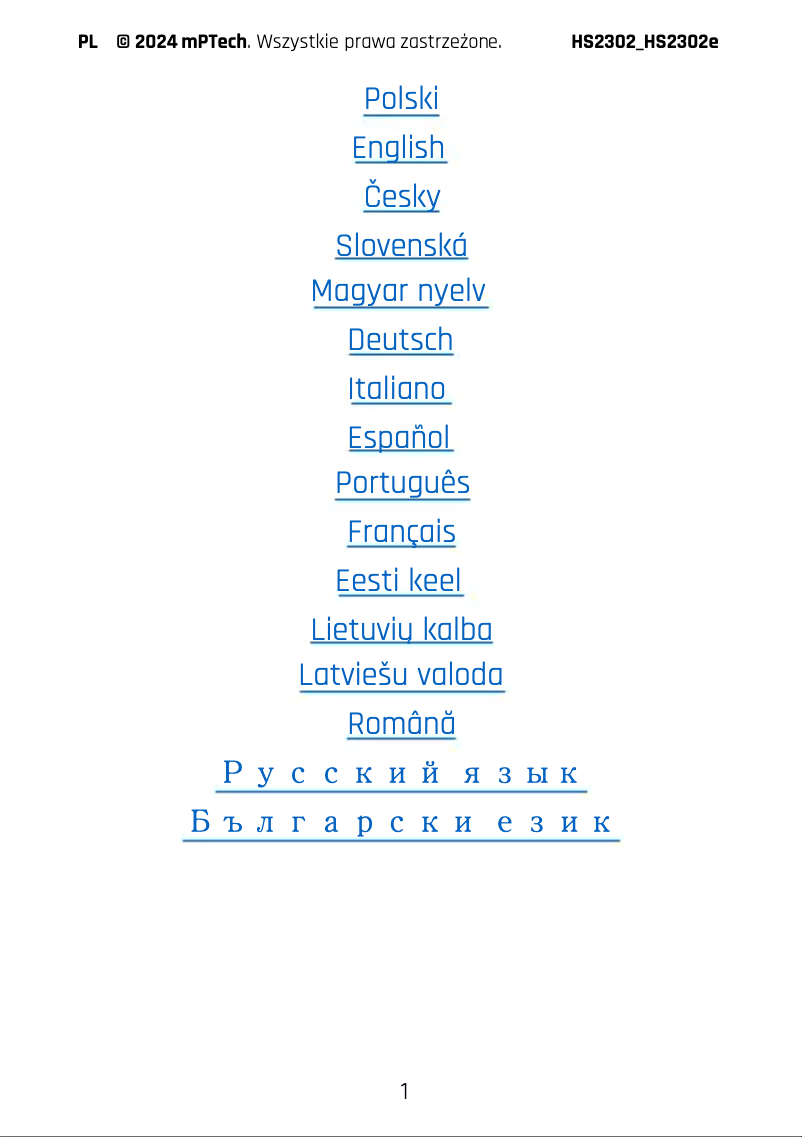Imagen de la primera página del manual del dispositivo Iron V