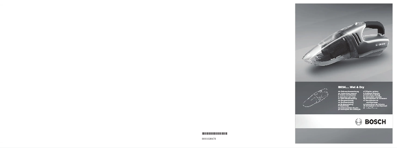 Imagen de la primera página del manual del dispositivo Wet&Dry BKS4033