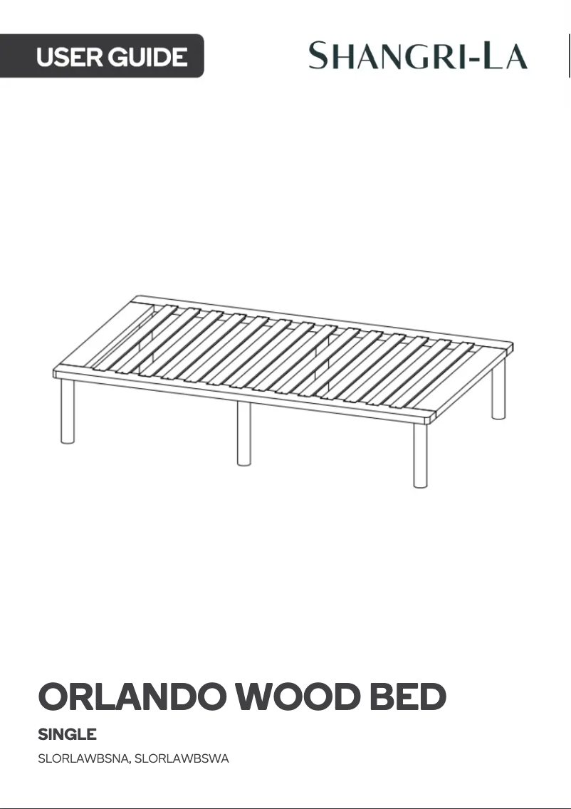Página 1 del manual Manual de usuario Shangri-La Orlando SLORLAWBSNA