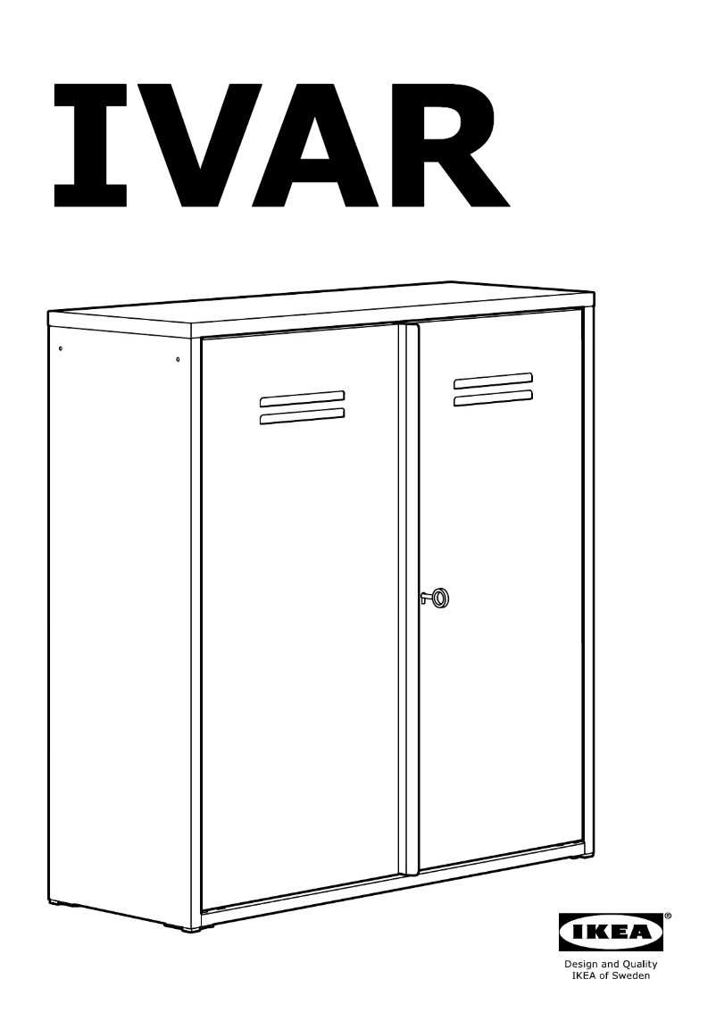 Página 1 del manual Manual de usuario Ikea IVAR (89x30x124)