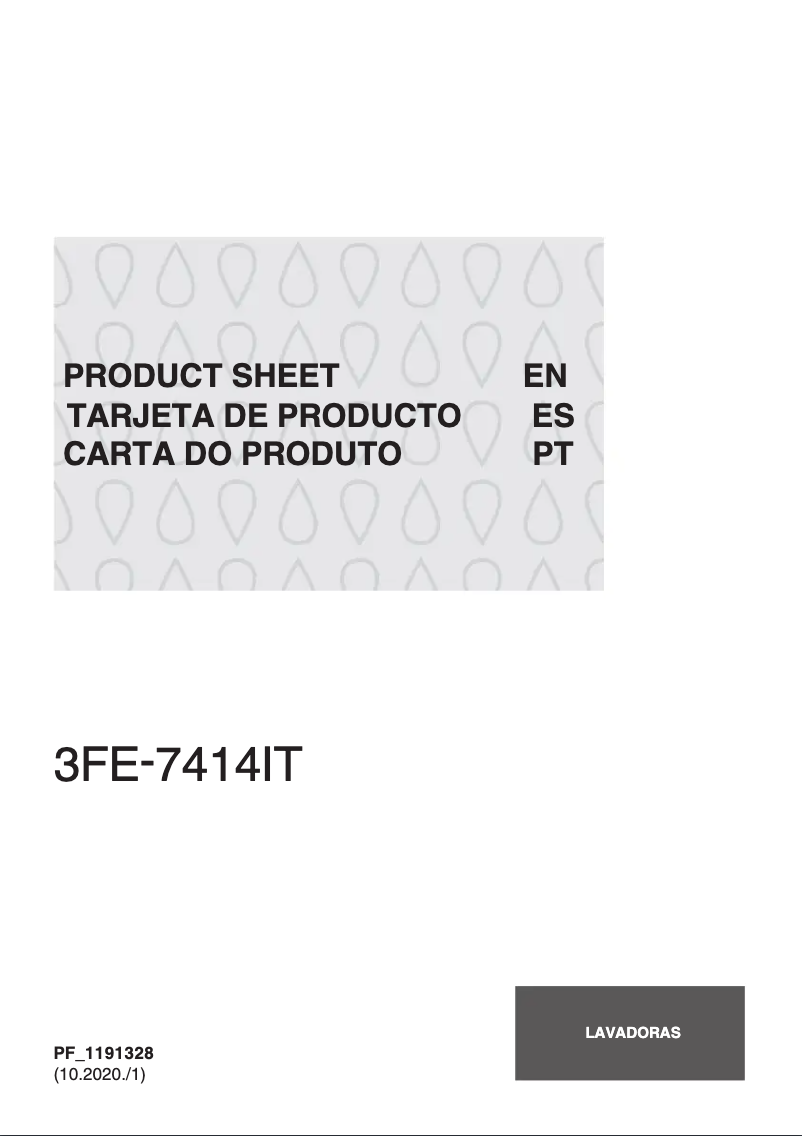 Imagen de la primera página del manual del dispositivo 3FE-7414IT