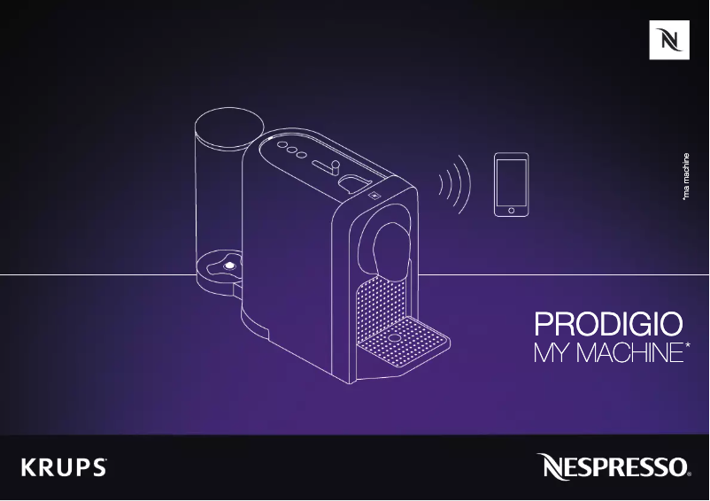 Imagen de la primera página del manual del dispositivo Nespresso Prodigio XN410T