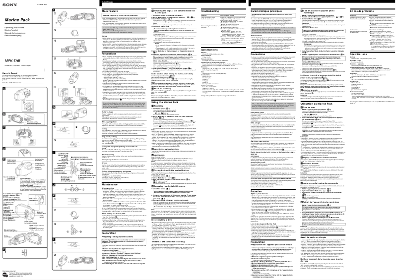 Página nº 1 - Manual de usuario Sony MPK-THB