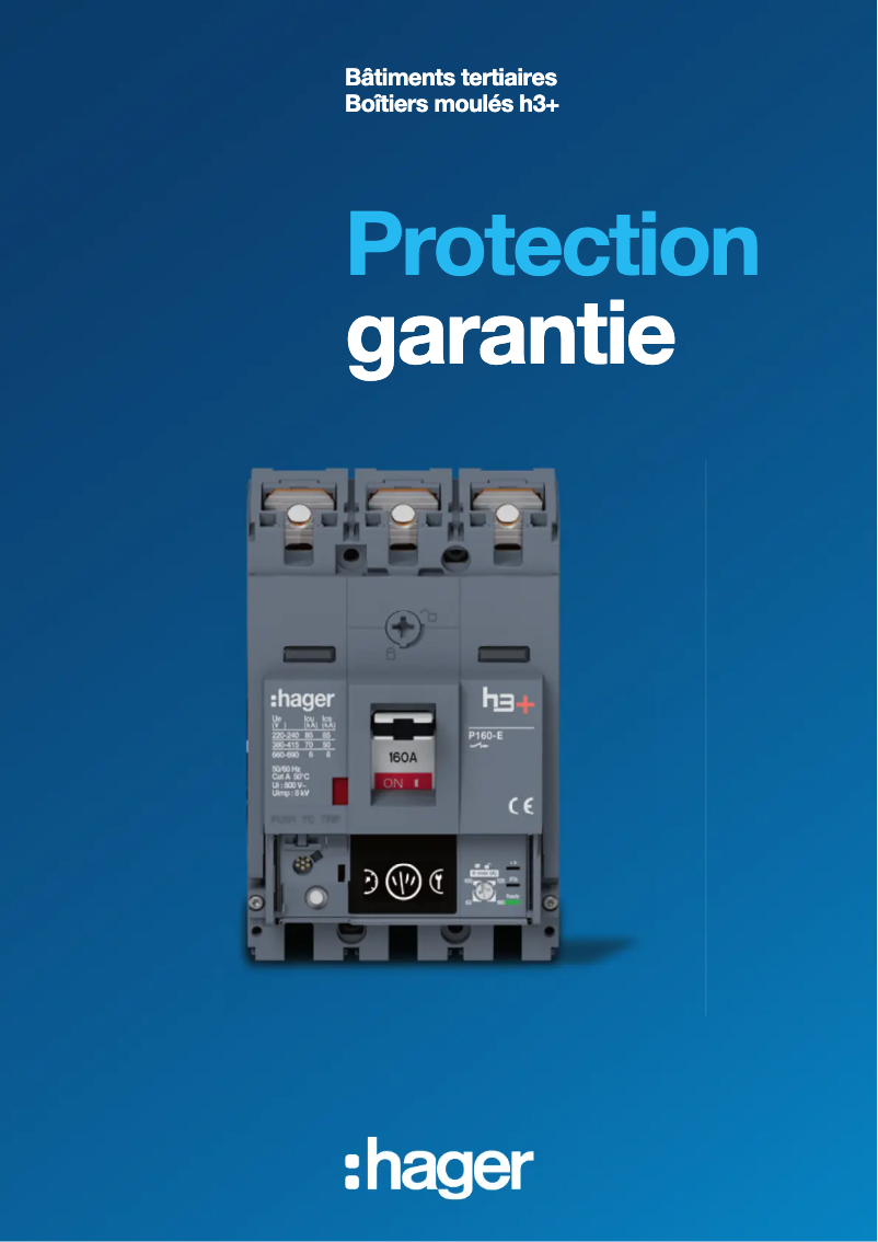 Página 1 del manual Folleto Hager HXA055H