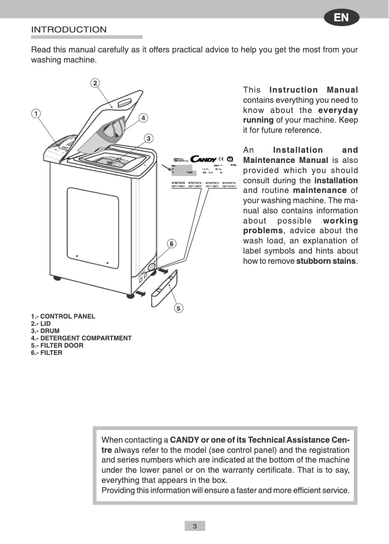 Imagen de la primera página del manual del dispositivo LB CTAS 85