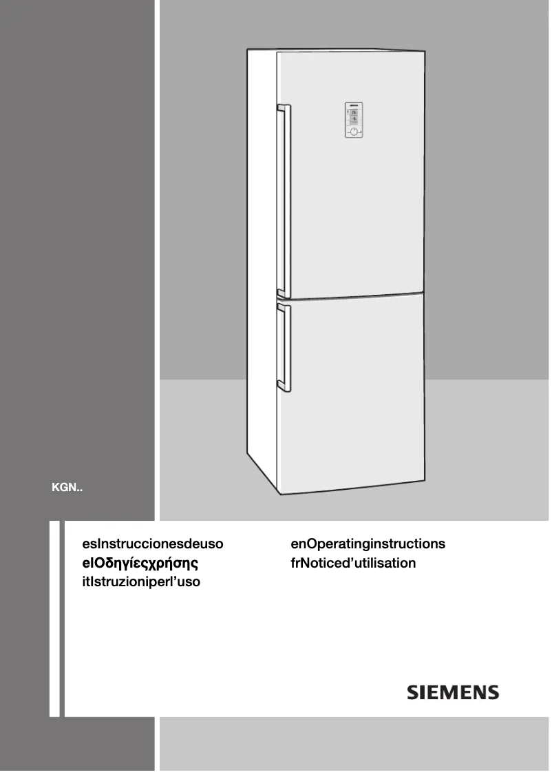 Imagen de la primera página del manual del dispositivo KG 49NP94