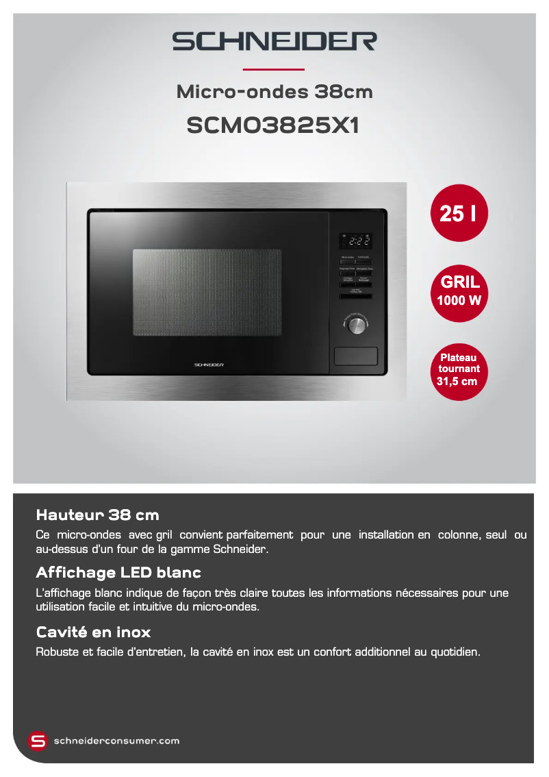 Imagen de la primera página del manual del dispositivo SCMO3825X1