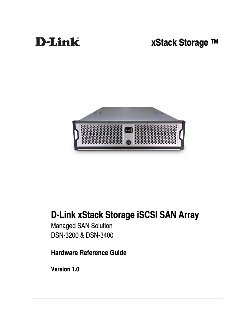 Página 1 del manual Manual de usuario D-Link DSN-3200