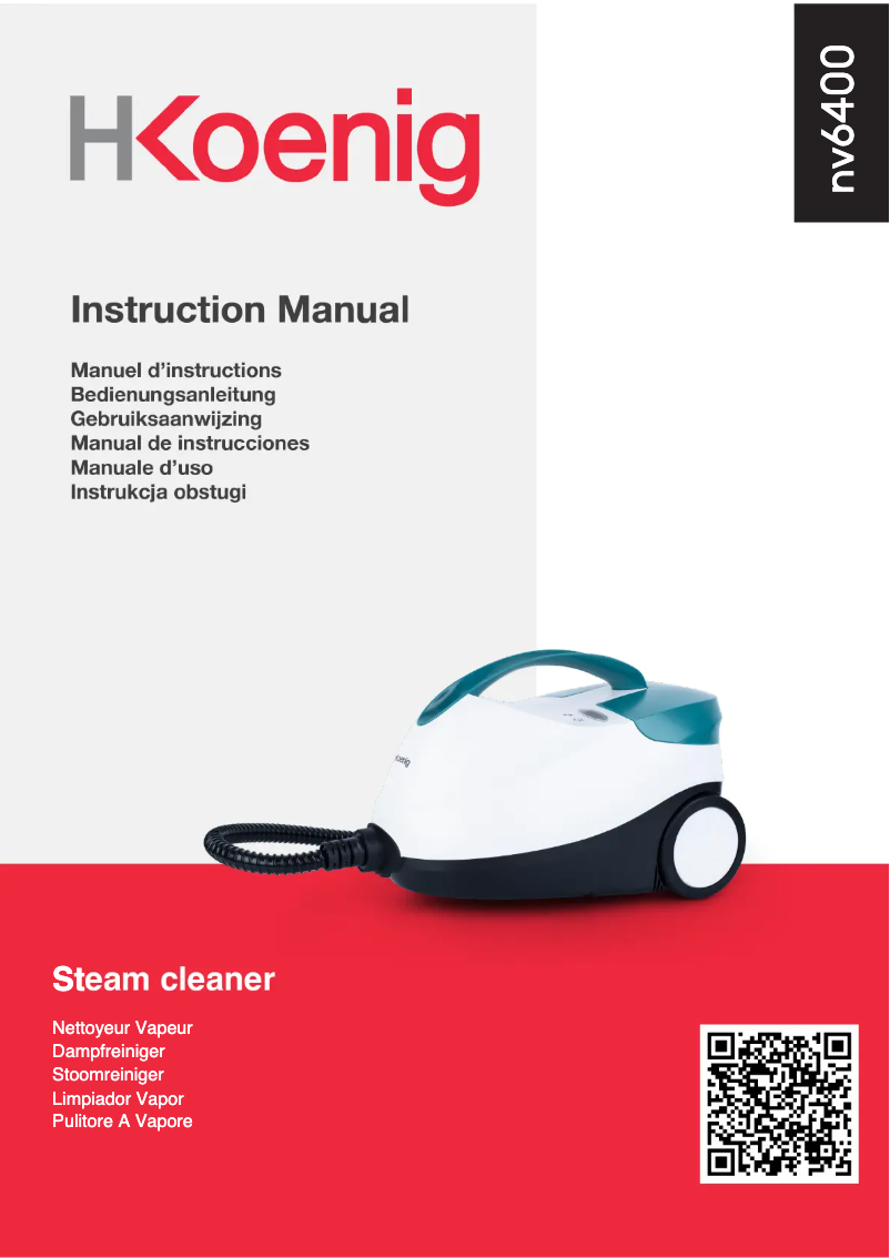 Imagen de la primera página del manual del dispositivo NV6400