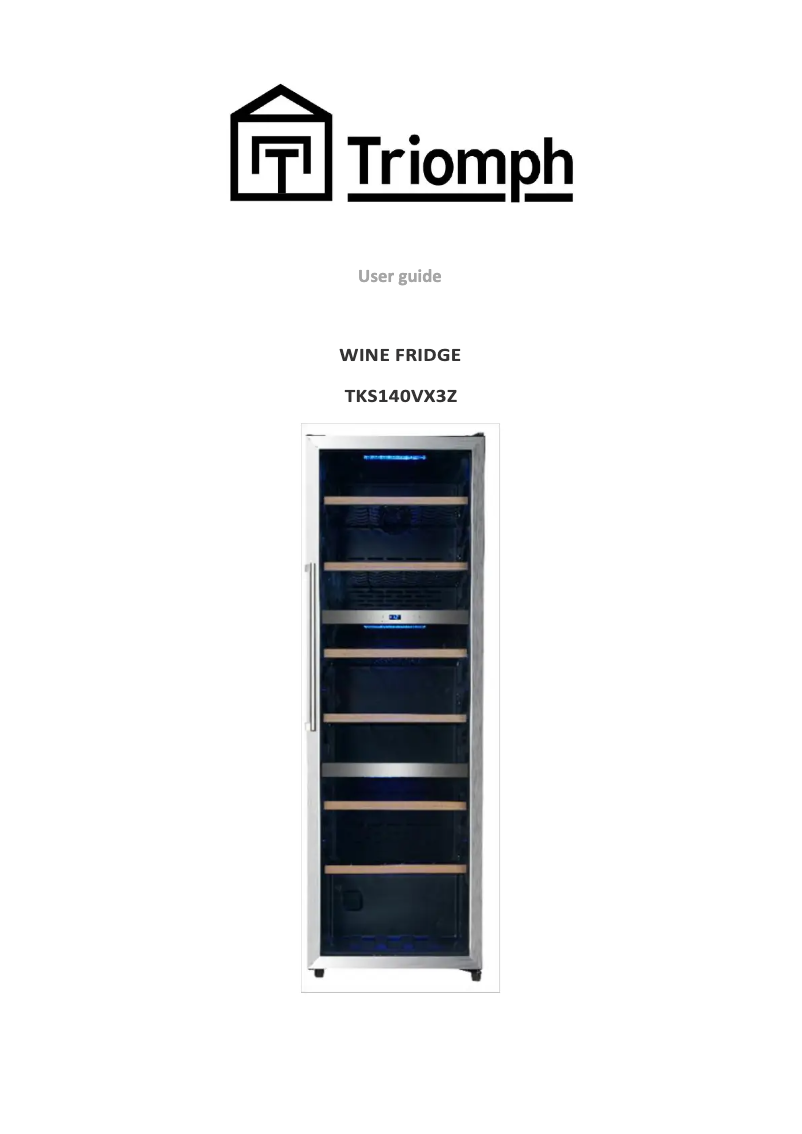 Imagen de la primera página del manual del dispositivo TKS140VX3Z