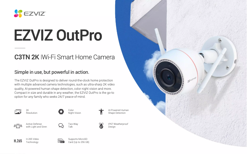 Imagen de la primera página del manual del dispositivo OutPro