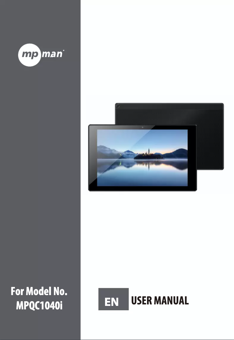Imagen de la primera página del manual del dispositivo MPQC1040i