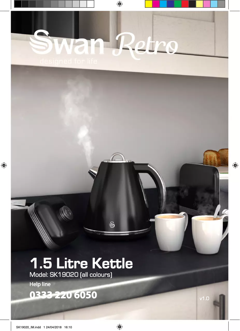 Página 1 del manual Manual de usuario Swan Retro SK19020