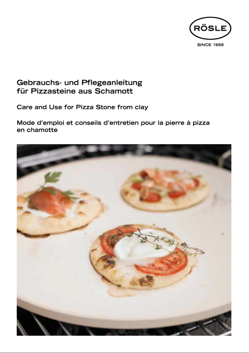 Página 1 del manual Manual de usuario Rösle 25163