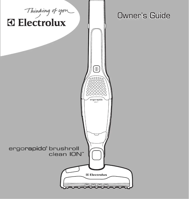 Página 1 del manual Manual de usuario Electrolux Ergorapido Brushroll Clean EL1070AZ