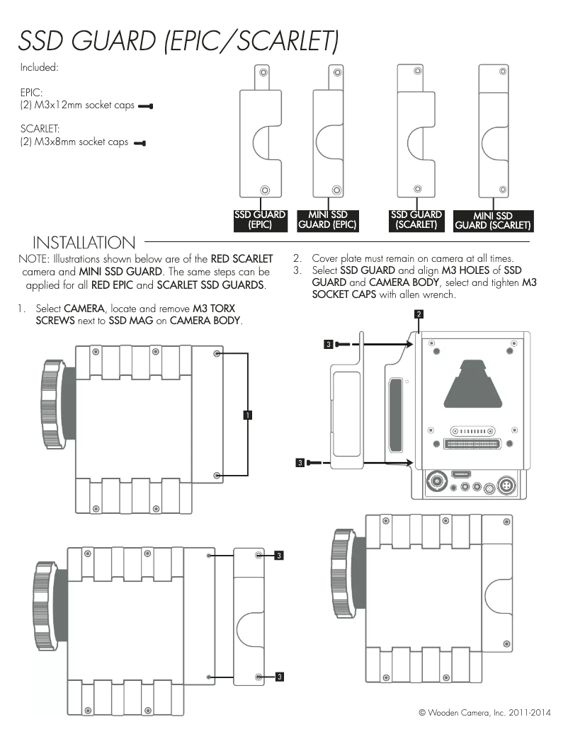 Página 1 del manual Manual de usuario Wooden Camera 153200