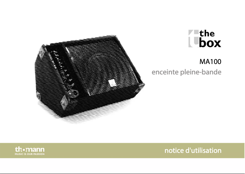 Imagen de la primera página del manual del dispositivo MA100