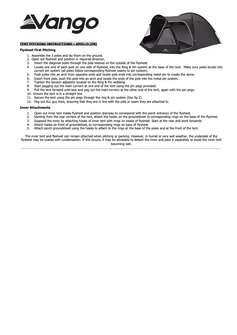 Imagen de la primera página del manual del dispositivo Apollo 500