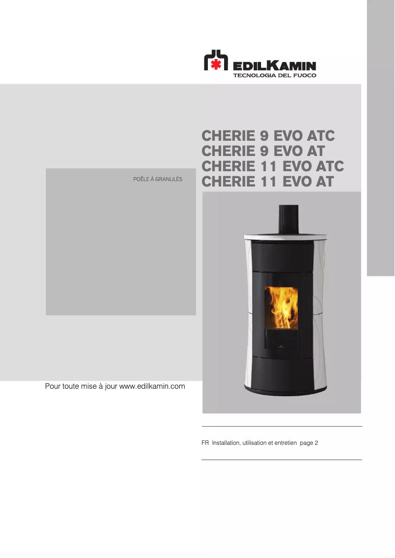 Imagen de la primera página del manual del dispositivo CHERIE 9 EVO ATC