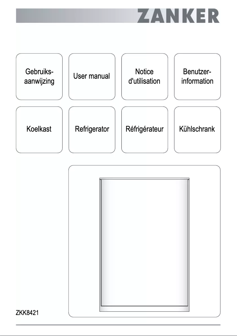 Imagen de la primera página del manual del dispositivo ZKK 8421
