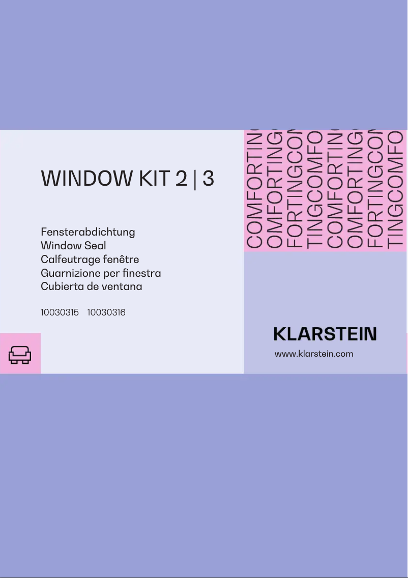Imagen de la primera página del manual del dispositivo Window Kit 3