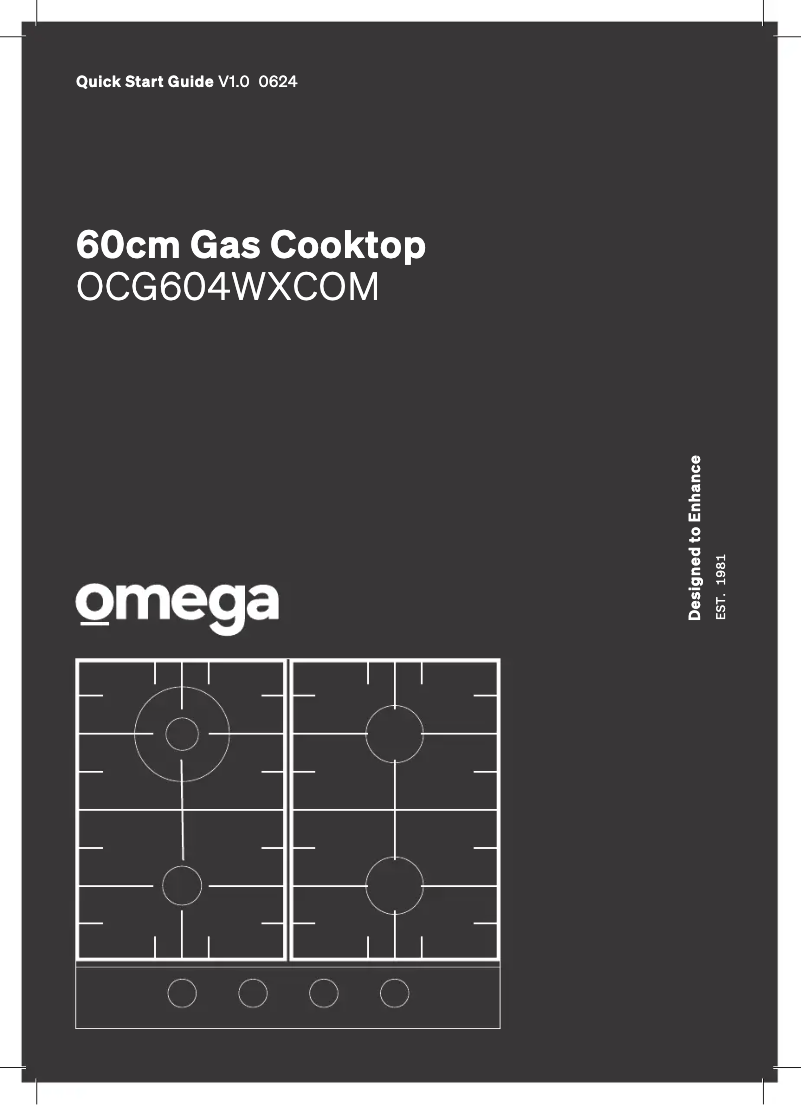 Imagen de la primera página del manual del dispositivo OCG604WXCOM
