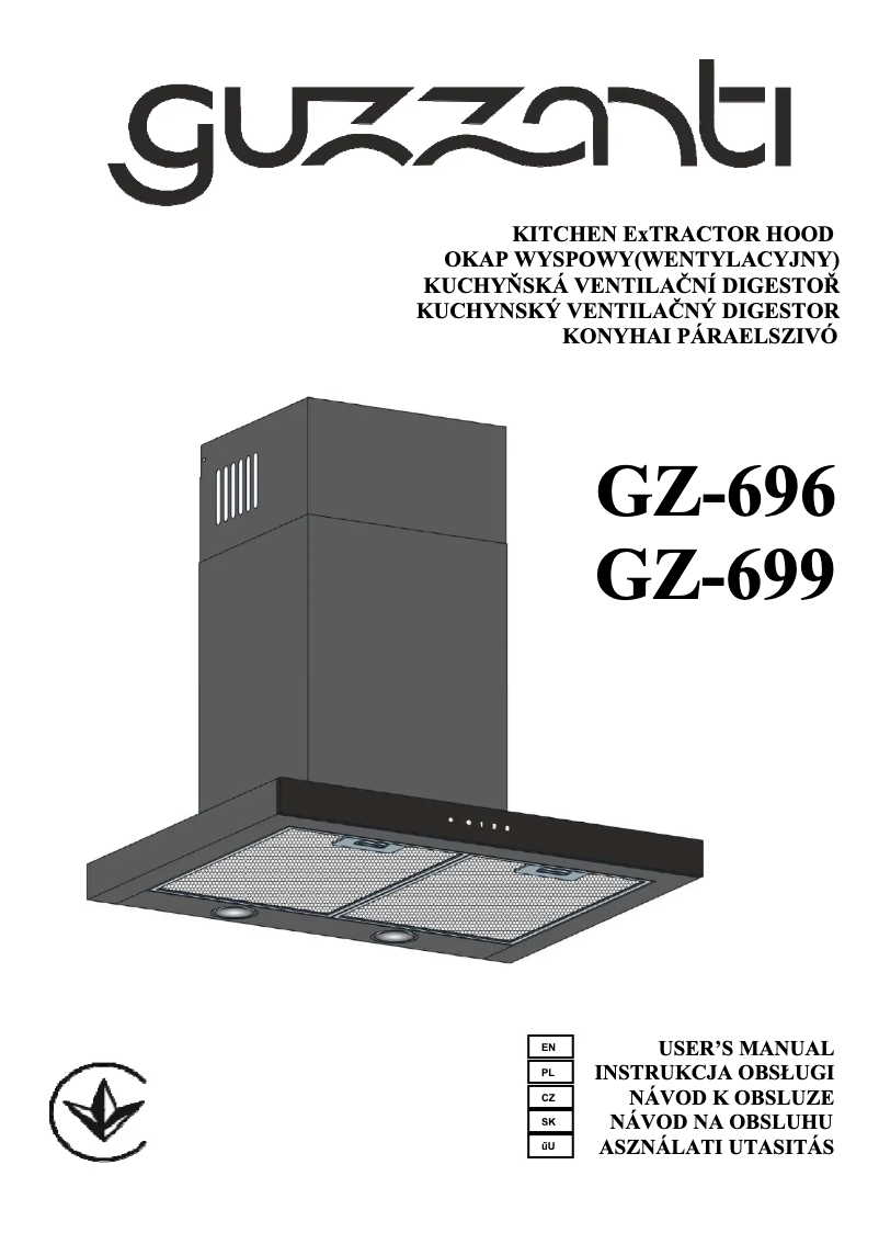 Imagen de la primera página del manual del dispositivo GZ-699