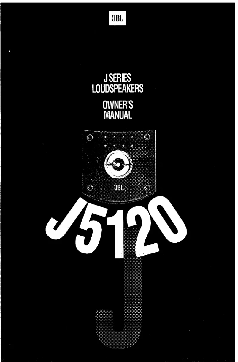 Página 1 del manual Manual de usuario JBL J5120