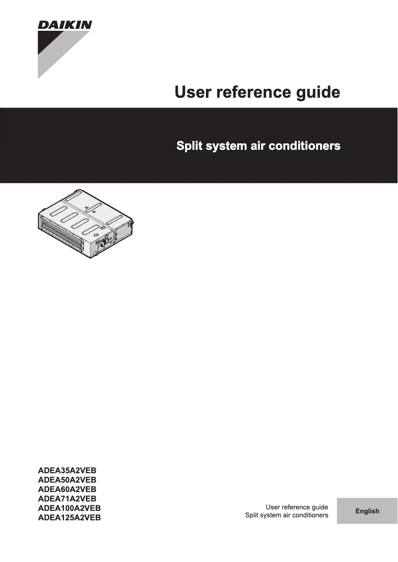 Imagen de la primera página del manual del dispositivo ADEA71A2VEB
